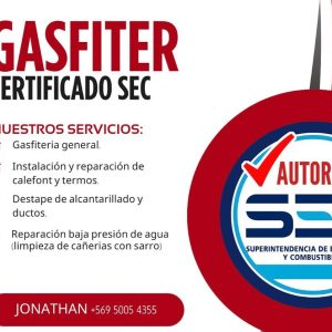 Gasfíter SEC Santiago