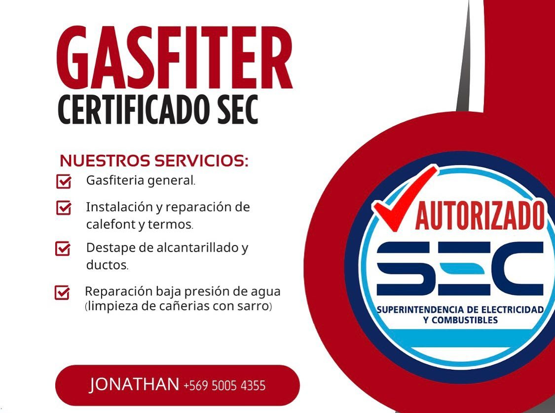 Gasfíter SEC Santiago