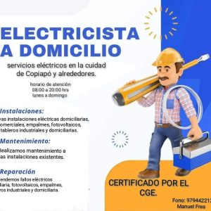 Electricista a Domicilio, Copiapo